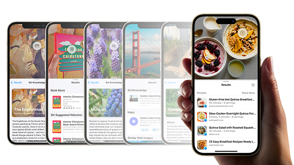 iPhone 15 iOS 17 tra cứu công thức nấu ăn